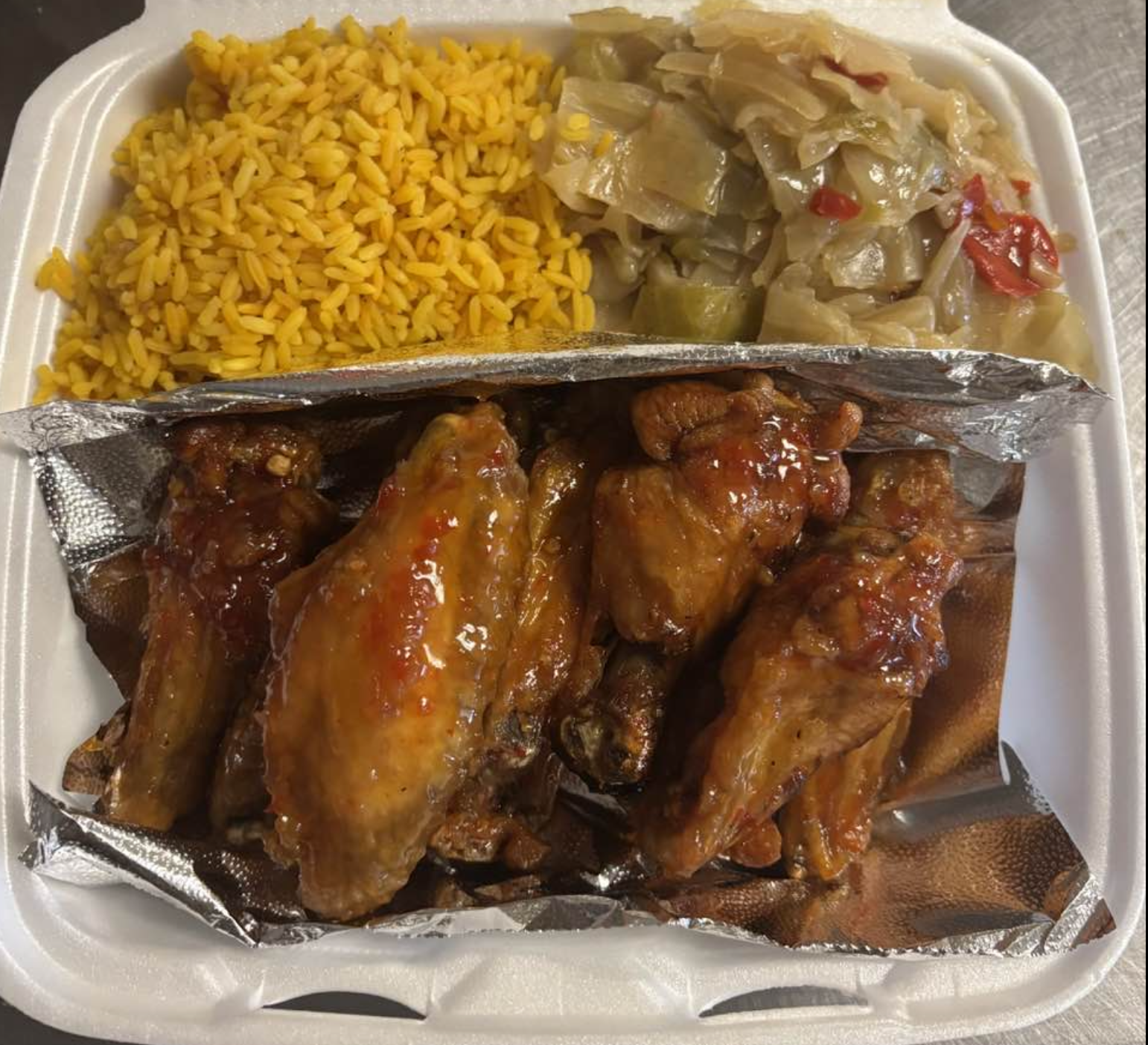 Sweet & Spicy Wing Dinner (6pc)